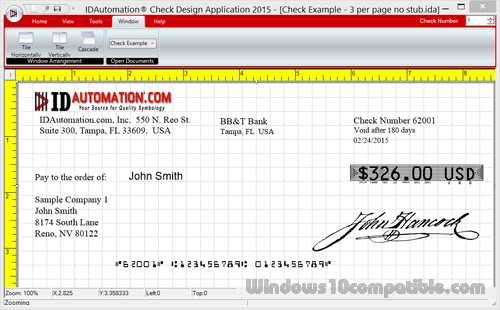 free personal check printing software windows 10